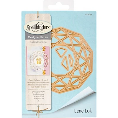Image of Spellbinders Shapeabilities Decagon View Die, Metal, Brown, 19.6 x 12.4 0.2 cm