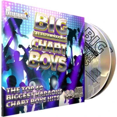 Image of Mr Entertainer Big Karaoke Hits of Chart Boys Double CD+G (CDG) Pack. 40 Top Songs