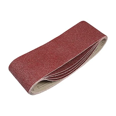 Image of 3x TIMCO Sanding Belts 40 Grit Red 231069 Pack of 5
