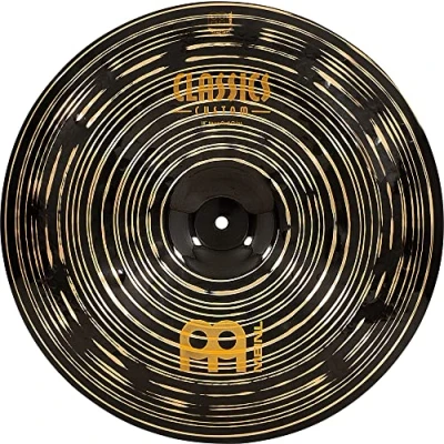 Image of Meinl Cymbals Classics Custom Dark China Heavy Cymbal 18 inch (Video) for Drum Set (45,72cm) B12 Bronze, Finish, Made in Germany (CC18HDACH)