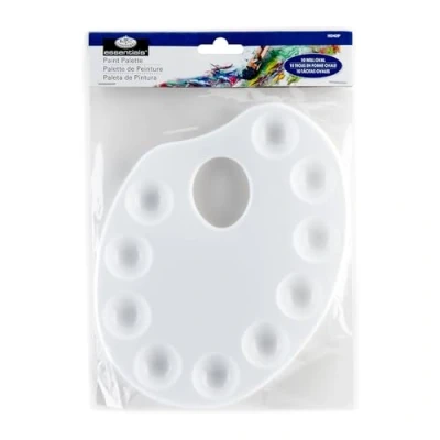 Image of Royal &amp; Langnickel oval (kidney shape) paint palette 10 well
