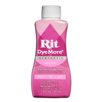 Image of Rit Dye Synthetic 7oz Super Pink, Other, Multicoloured, 5.08 x 6.35 15.24 cm