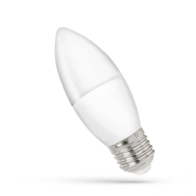 Image of Spectrum LED Bulb E27 C37 1W Equivalent to 10W 6000K Daylight White