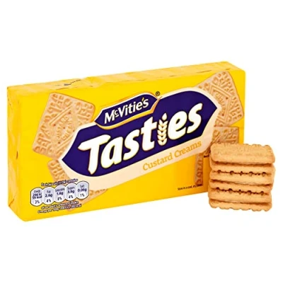 Image of McVitie&#039;s Tasties Custard Creams Biscuits, 300 g (Pack of 1)
