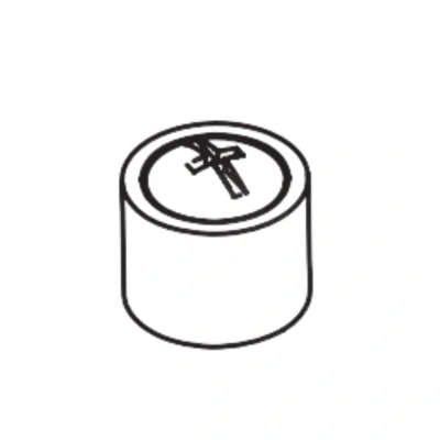 Image of Bristan Spline Adaptor And Screw (000015)