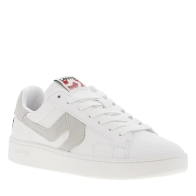 Image of Levi&#039;s Swift Trainers, Women&#039;s, Size: 7, Regular white Imitation leather/ textile
