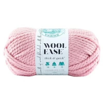 Image of Lion Brand Yarn Company 1 Piece Wool Ease Thick and Quick, Blossom