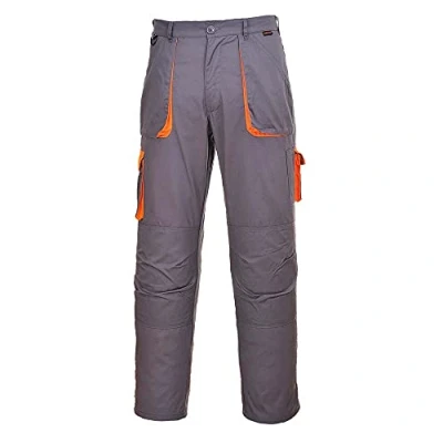 Image of Portwest Texo Contrast Trouser, Size: XXL, Colour: Grey, TX11GRRXXL