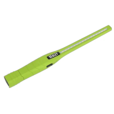 Image of Sealey Rechargeable 360 Slim Inspection Light 16 SMD &amp; 1W LED Green Lithium ion