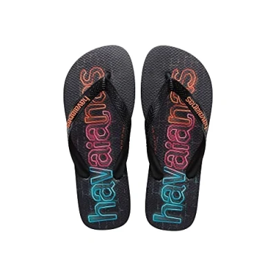 Image of Havaianas Unisex Flip Flop, New Graphite, 1/2 UK