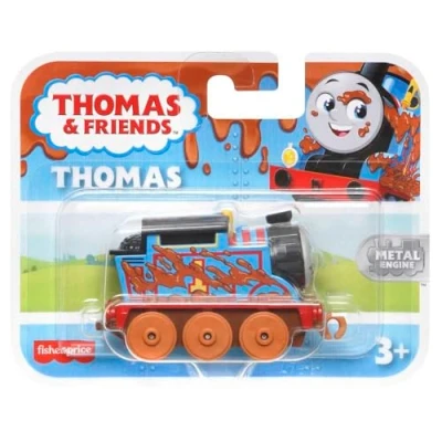 Image of Thomas &amp; Friends Fisher Price Mud Run Push Along Toy Train for Kids Ages 3+