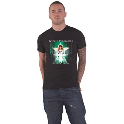 Image of Within Temptation T Shirt Mother Earth Band Logo Official Mens Black M