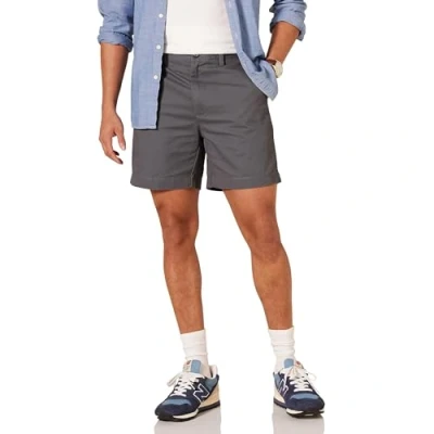 Image of Amazon Essentials Men&#039;s Classic Fit 7 Inch Chino Shorts, Grey, 38W
