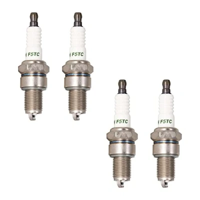 Image of TORCH 4PCS F5TC Spark Plug Repalce for N11YC/302 Plug, BP5ES/7832 IW16/5305 W8DC OEM