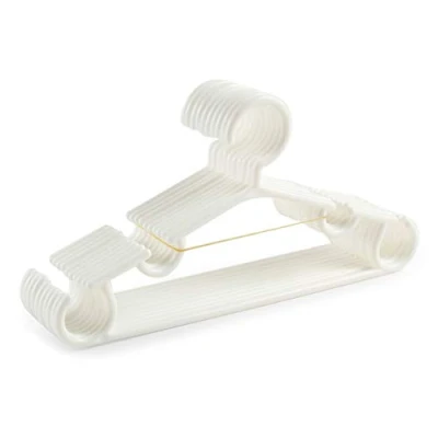 Image of CYILPR Coat Hangers,10 Pieces/Set Tubular Hanger for Baby Clothes Durable Plastic Nursery Hangers T Shirt Pants Trousers Suits