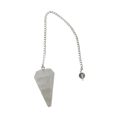 Image of VIE Pendulum with Chain (White Agate)
