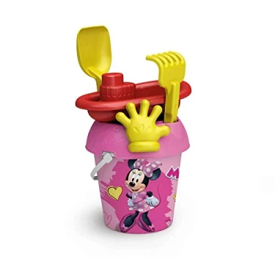 Image of URBN TOYS 18cm 5 Piece Beach Designed Boat Set Minnie Mouse