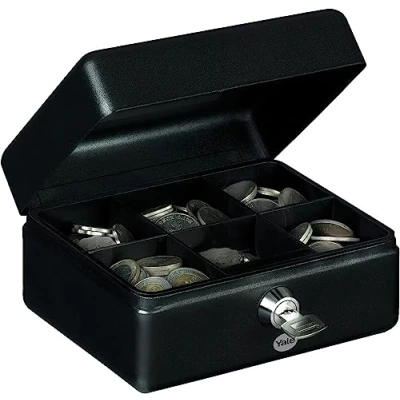 Image of Yale YCB Cash Box Black, YCB/080/BB2