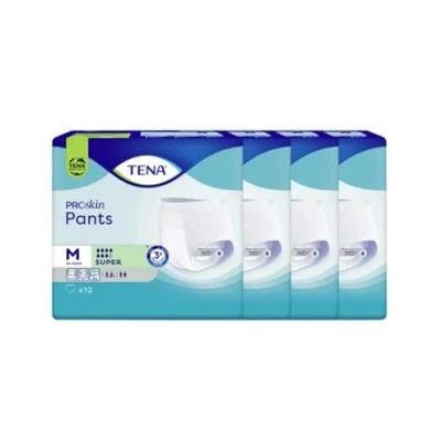 Image of Tena Pants Super Med 12&#039;S Pack of 4