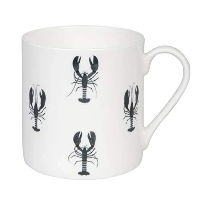 Image of Sophie Allport Lobster Mug, White Fine Bone China, Gift Box, Dishwasher Safe (Large Size, 425ml)
