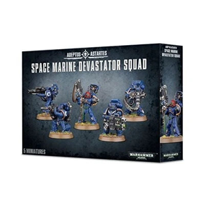 Image of GAMES WORKSHOP 99120101127&quot; Space Marine Devastators Tabletop and Miniature Game