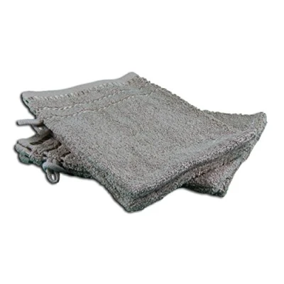 Image of Gözze Bath/Shower Glove/Mitt, Set of 4, Berlin, 100% Cotton, 17 x 24 cm Taupe