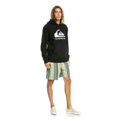 Image of Quiksilver BIG LOGO Hoodie, Men&#039;s, Size: XS, Black