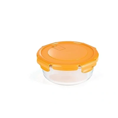 Image of nutrifresh Airclip 950ml Glass Food Storage Container Borosilicate with Airtight Lids Perfect for Meal Prep BPA Free &amp; Leak