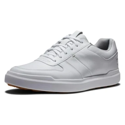 Image of FootJoy Men&#039;s Contour Casual Golf Shoe, White/White/Grey, 14 UK