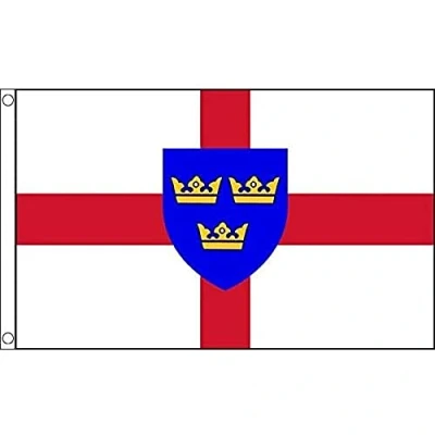 Image of AZ Flag East Anglia 3x5 Ft 100D Polyester England Banner with Two Metal Grommets Fade Resistant Vivid Colors 3&#039; x 5&#039; Feet 150x90 Cm