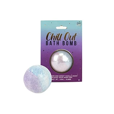 Image of Gift Republic Chill Out Mood Boosting Bath Bomb Lavender and Vanilla Scented Pampering Fizzie Relaxing Idea