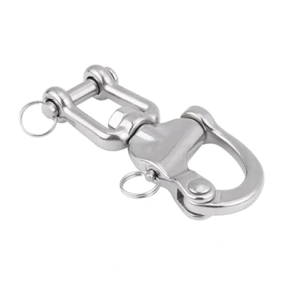Image of Snap Swivel Shackle, 316 Stainless Steel Eye Shackle Quick Release Marine for Sailboat Spinnaker Halyard(128mm) Boat/Yacht Spare Parts