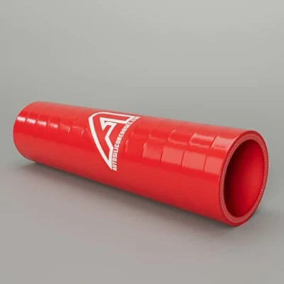 Image of 16mm 5/8&quot; ID Silicone Straight Hose Joiner Coupler 100mm Length Red