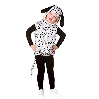 Image of Child/Kids Unisex Dalmatian Animal Tabard Fancy Dress Costume (One Size 3 5 years)