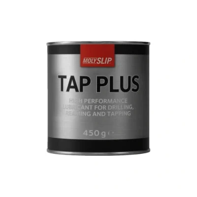 Image of Molyslip TAP PLUS Tapping Compound 450g Tin Premium High Performance Lubricant Anti Wear Paste Maximises Tool Life Drilling, Reaming,