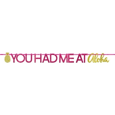 Image of (PKT) Aloha Glitter Letter Banner 3.65m