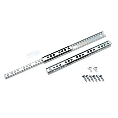 Image of Ball Bearing Drawer Runners Groove Slides, H 17mm L 246mm (1 Pair)