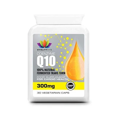 Image of Co Enzyme CoQ10 30 Capsules 300mg High Strength Trans Form UK Made GMP Quality (30s)