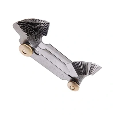 Image of BGS 3069 Twin Screwpitch Gauge, 52 Blades Metric 0.25 6.0 mm, Whitworth 4G 62G