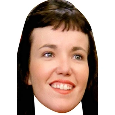 Image of FoxyPrinting Jamie Donnelly Grease 2018 Celebrity Cardboard Party Face Mask Fancy Dress