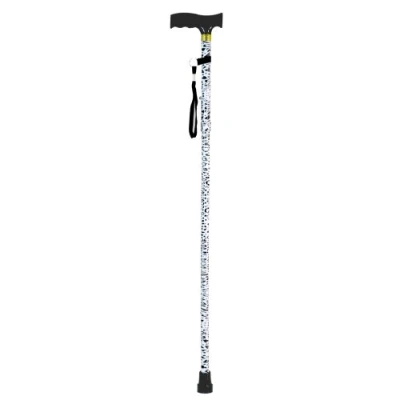 Image of Aidapt Folding Walking Stick Animal Print (Eligible for VAT relief in the UK)