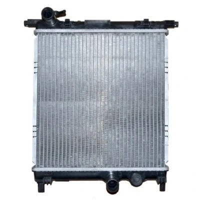 Image of 1S0121253AA, 1S0121253AH, 1S0121253AL, 1S0121253AM, 1S0121253AN Engine radiator NRF 53101 Aluminium 355mm 338mm 26mm Brazed cooling fins