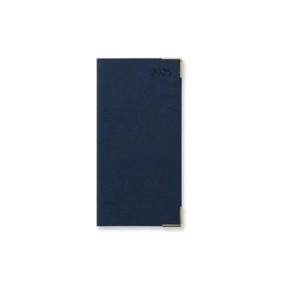 Image of Letts of London Connoisseur Slim week to view with appointments 2025 diary blue