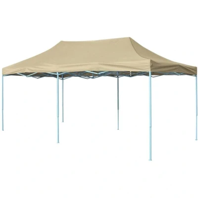 Image of vidaXL Foldable Tent Pop Up 3x6 m Cream White