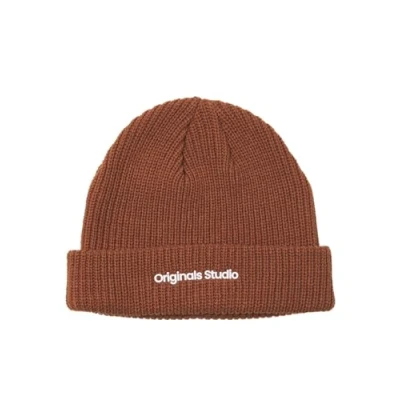 Image of Jack &amp; Jones Jacvesterbro Beanie Beanie, Men&#039;s, Size: One Size, Brown