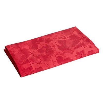 Image of Blanc des Vosges Bedding, Cotton, Ruby red, 180 x 290 cm
