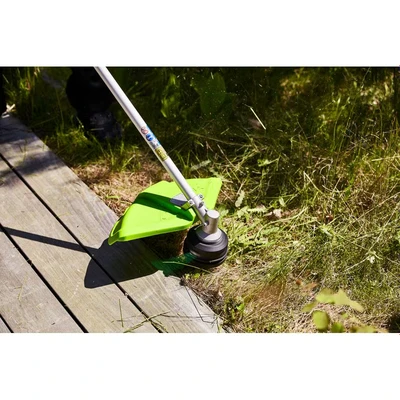 Image of Greenworks 48V (2x24V) Cordless Strimmer for Small to Medium Gardens, 40cm Cutting Width, Bump Feed, 2mm Dual Nylon Line, WITHOUT Battery &amp; Charger, 3 Year Guarantee GD24X2TX