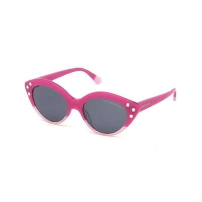 Image of Victoria&#039;s Secret Woman VS0009 72C Outlet sunglasses Plastic Rose Grey Roundabout