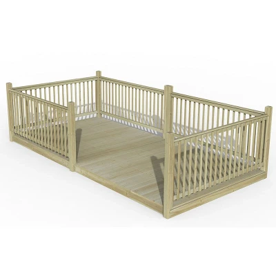 Image of 8&#039; x 16&#039; Forest Patio Deck Kit No. 7 (2.4m 4.8m)