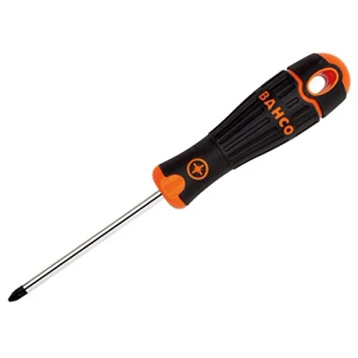 Image of Bahco BAHCOFIT Screwdriver Pozidriv Tip PZ0 x 75mm
